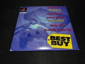 Disco de demostración Best Buy azul Sony Playstation 1 PS1 ¡COMO NUEVO estado COMPLETO! - Imagen 1 de 4