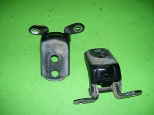 2003 Infiniti G35 Coupe DOOR HINGE SET Left Upper Lower OEM Black - Picture 1 of 3