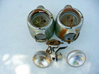  Mercury 1953 conducción original, niebla, luz de conducción/lámpara usada necesita restauración  Foto 1 de 4