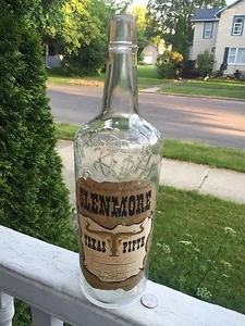 Rare 1/2 Gal.Labeled Whiskey Emb.Branding Iron Symbols Very Unusual - Picture 1 of 8