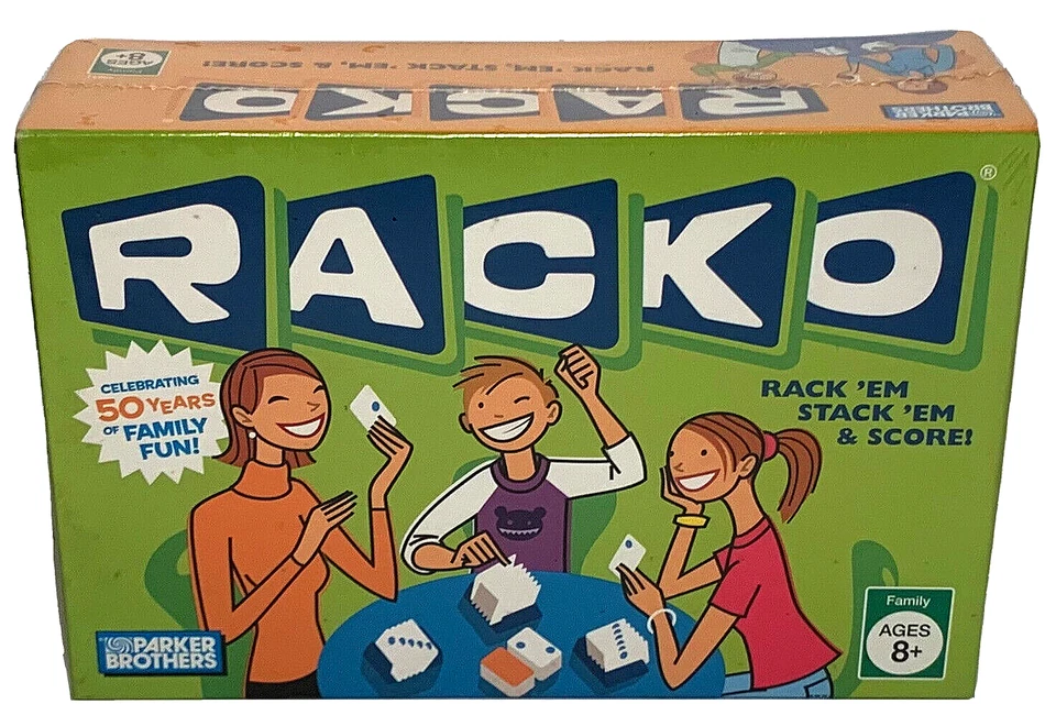 Racko Card Game Parker Brothers 2006 Complete 50th