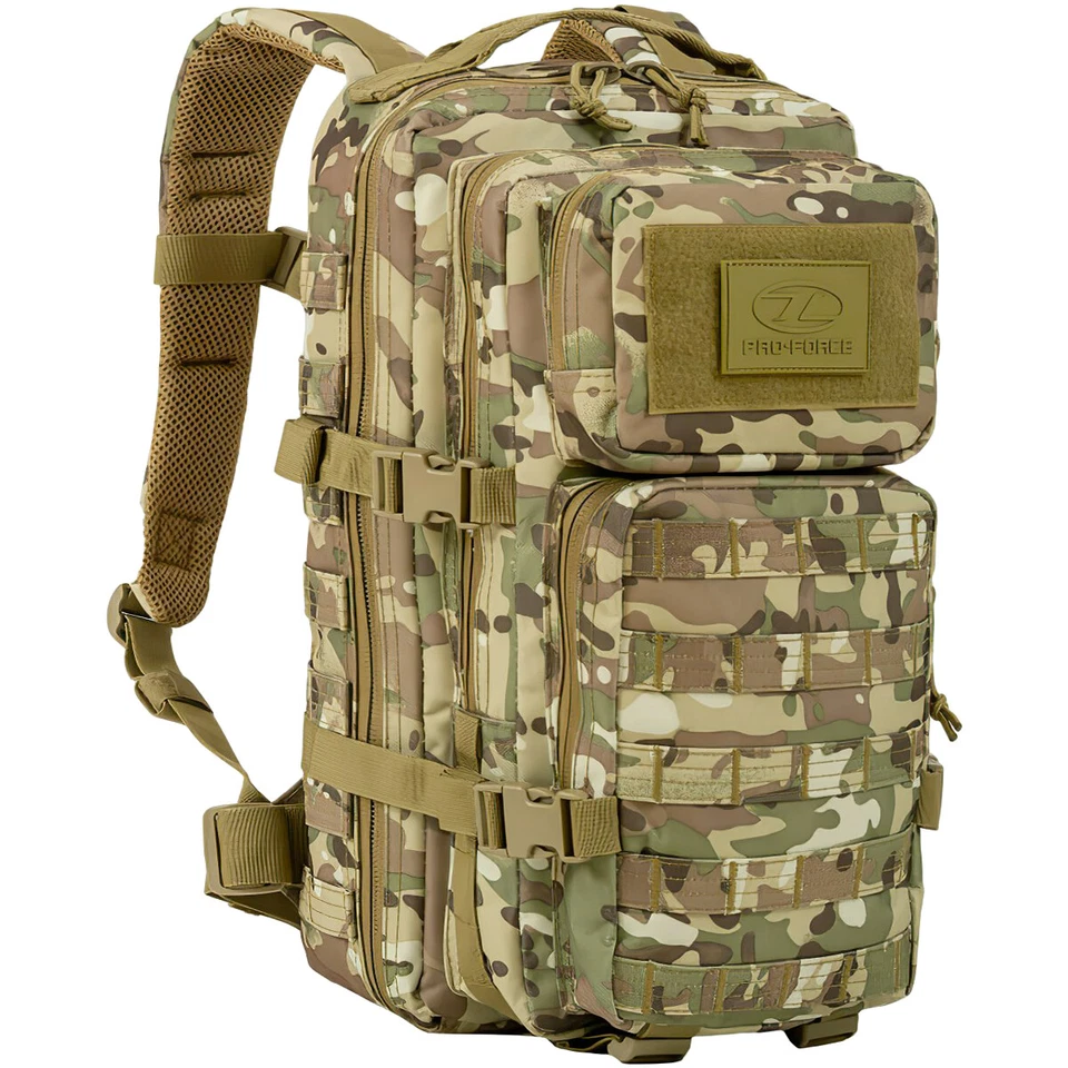 Highlander Recon 28L Pack Mochila Ejército Viaje Aire Libre Senderismo Cadete HMTC Camuflaje Foto 1 de 1