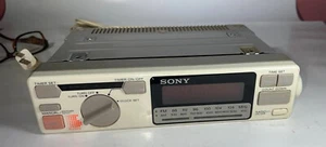 Vintage Sony ICF-C550W Under Cabinet Radio AM FM Kitchen Clock - Picture 1 of 12