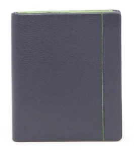 Graffiti/Golunski leather notecase/wallet Style 79012 Colour Navy/Green RFID New - Picture 1 of 2