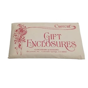 Vintage Miniature Gift Cards Current Flowers Floral Bifold Mini Envelopes Blank - Picture 1 of 15