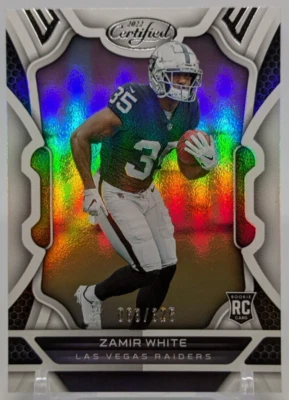 🏈 2022 Panini Certified - #142 Zamir White RC /325 Mirror Rookie - LV Raiders🌟 - Image 1 of 2