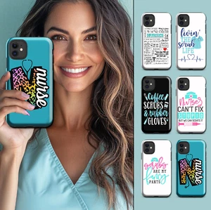 Nurse Cell Phone Case #4 fits select iPhone® & Samsung® models RN LPN NP Student - Picture 1 of 10