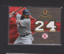 2007 UPPER DECK ULTIMATE COLLECTION NUBERS JERSEY MANNY RAMIREZ RED SOX SP #/24