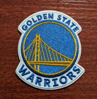 Golden State Warriors Patch NBA Basketball Embroidered Iron On Patch 2.5x3" - Image 1 of 3