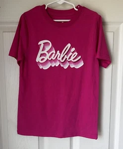 Barbie T-Shirt Girls Youth Small Pink Mattel New w/o Tags Cotton Blend BxK - Picture 1 of 5