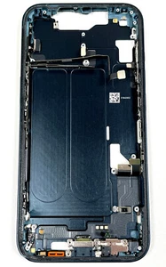 Apple iPhone 14 2022 6.1" Midnight Mid Frame Casing Body Genuine OEM Grade C - Picture 1 of 14
