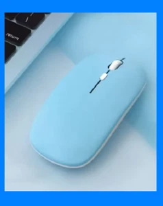 Silent Bluetooth Mouse Wireless Noiseless Optical Mouse for Laptop & Tablet - Picture 1 of 16
