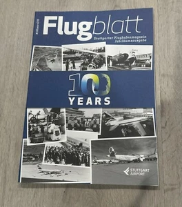 FLUGBLATT Stuttgarter Flughafenmagazin 100 YEARS Stuttgart Airport Magazine DE - Picture 1 of 8
