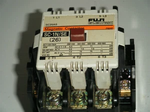 FUJI SC-1N/SE (26) Magnetic Contactor SC25AS 3PH. 24 AC/DC Coil - Picture 1 of 7