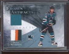 2010-11 Artifacts Frozen Artifacts Jersey Patch Blue #FADS Devin Setoguchi 10/50