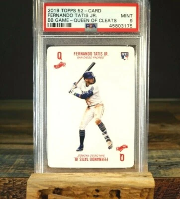 Fernando Tatis Jr. 2019 Topps 52 Queen Of Cleats Game Card Rookie RC PSA 9 Mint - Image 1 of 4