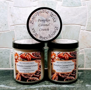Pumpkin Caramel Crunch Handmade Scoopable Soy Wax Melts 8oz - Picture 1 of 2
