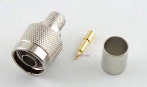 N Stecker Koaxial Stecker Crimp LMR-400 Serie Koax - USA Ham Radio Verkäufer - Bild 1 von 1