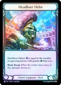 FAB COLD FOIL Headliner Helm - Heavy Hitters Card # 202 - Picture 1 of 1