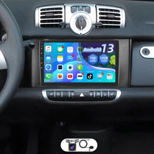 Autoradio Android 13 GPS Navi WIFI Für Mercedes Benz Smart Fortwo 451 2011-2015 - Bild 1 von 16