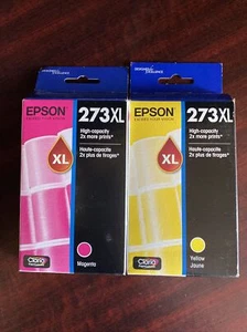 Epson 273XL Yellow And Magenta New Sealed - Picture 1 of 2