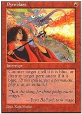 Pyroblast - 5th Edition - MP, English MTG Magic FLAT RATE SHIP