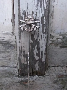Antique Victorian 17th Lancers Death or Glory Stick Pin Badge - Picture 1 of 5