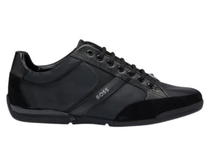 ZAPATOS HUGO BOSS NEGROS HOMBRE SATURN LOWP MX AN 50498265001 - Imagen 1 de 4