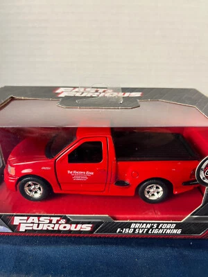 BRIAN'S FORD F-150 SVT LIGHTNING Fast & Furious 2021 Jada Toy Car 24075 Die Cast - Image 1 of 4