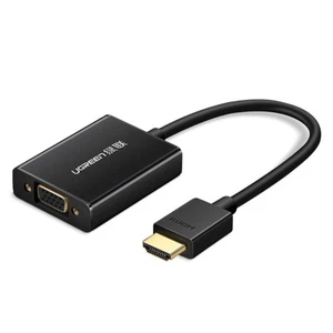 Adattatore cavo Ugreen HDMI (maschio) - VGA (femmina) Nero (MM102) - Foto 1 di 5