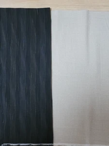 Japanese Yarn dyed fabric 2 types 1M each 100% cotton Made in Japan - Picture 1 of 12