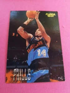Bobby Phills Cleveland Cavaliers Carte Basket NBA Fleer 1996-97 #19 - Imagen 1 de 2