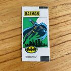 1989 Batman RARE Argentina Chewing Gum Sticker Mint Green