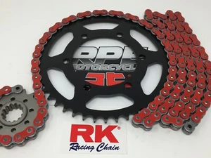 2018-2023 Kawasaki EX400R NINJA 400 ABS RK 520 X-Ring Racing Chain and Sprockets - Picture 1 of 17