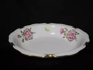 Royal Crown Derby Pinxton Roses Oval Vegetable Bowl - Picture 1 of 2