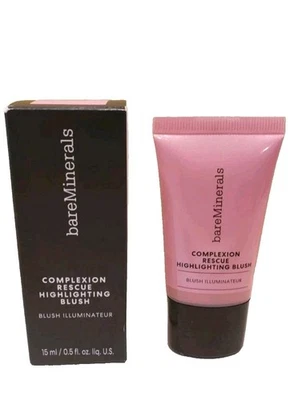 bareMinerals Complexion Rescue Highlighting Blush PINK GLOW Full Size New Boxed  - Image 1 of 2
