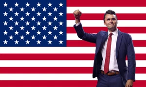 USA Flag Charlie Kirk Turning Point USA Patriot RIP Charlie Kirk 3x5Ft Flag 150D - Picture 1 of 3