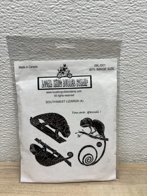 Резиновые штампы местных королей юго-западные ящерицы - Изображение 1 из 2