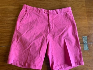 Bugatchi Shorts Men’s Pink Chino Casual Cotton Size 36 - Picture 1 of 3
