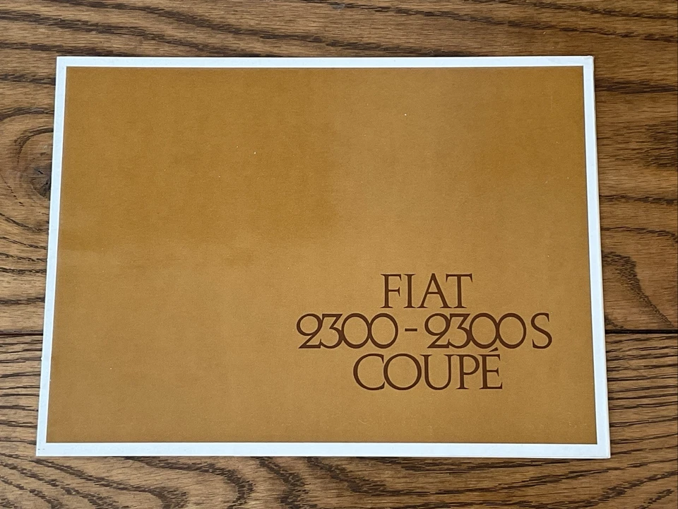 Fiat 2300 / 2300 S Coupe 1962-64 UK Market Sales Brochure N S - Image 1 of 4