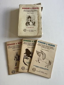 Dungeons and Dragons Set Originale Quinta Edizione TSR 1976 - Foto 1 di 24