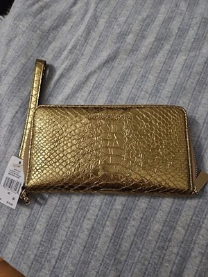 michael kors gold wristlet - image 1 of 2