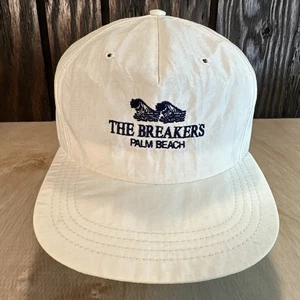Vintage The Breakers Palm Beach Golf Hat Strapback Cap Texace Florida Resort 90s - Picture 1 of 17