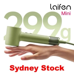 Laifen Swift Mini Hair Dryer - Green with Nozzle & Holder Set + Kid Mode - Picture 1 of 7