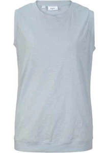 Lässiges Top Gr. 40/42 Puderblau Damentop Shirt Hemd Bluse Tunika Oberteil Neu - Imagen 1 de 1