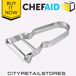 Stainless Steel Vegetable & Fruit Peeler Chef Aid Ergonomic, Sharp & Durable - Picture 1 of 5