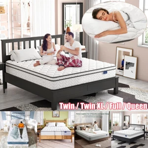 7" 8" 9" 10" 12" Memory Foam Mattress Twin Full Queen Hybrid Spring Bed In A Box - Picture 1 of 232