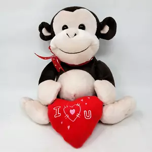 Interamerikanischer Affe Plüschtier Kuscheltier Spielzeug Geschenk 10" I Heart U Heart - Bild 1 von 8