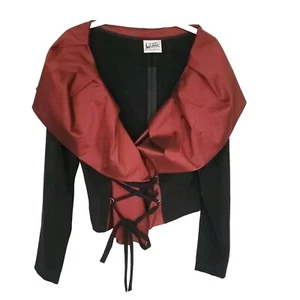 Vintage Angelo Tarlazzi Paris Wollbluse Top Langarm Größe 10 (mittel/groß) - Bild 1 von 15