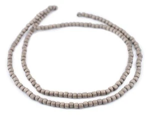 Brown Nugget Natural Wood Beads 5mm Cylinder 16 Inch Strand - Picture 1 of 3